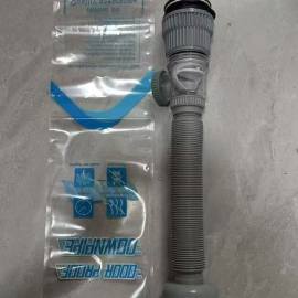 Vegetable basin pipe