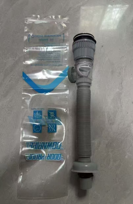 Vegetable basin pipe